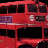 Red Renown Double-decker Bus