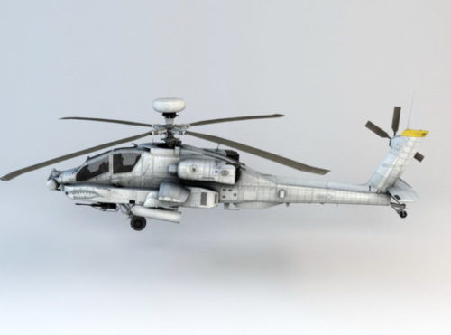 Aircraft Ah-64 Apache Helicopter