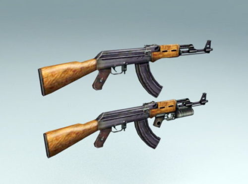 Russian Ak-47 Gun