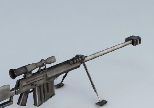 Amr-2 Sniper Rifle Gun Weapon