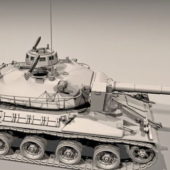 French Amx-30 Battle Tank