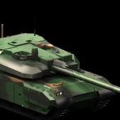 French Military Amx-56 Leclerc Tank