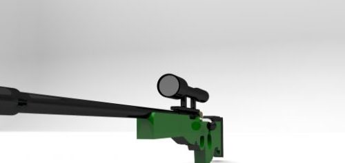 Military Awm Sniper Rifle Gun