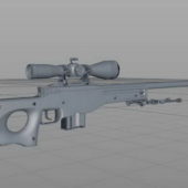 Weapon Awp Sniper Rifle Rigged
