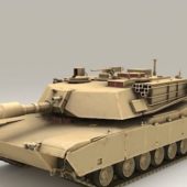 Military Abrams Battle Tank
