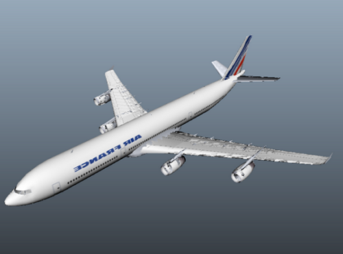 Air France A340 Plane