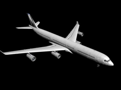 Airbus A340 Jet Airliner Plane