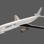 Commercial Plane Airbus Jet