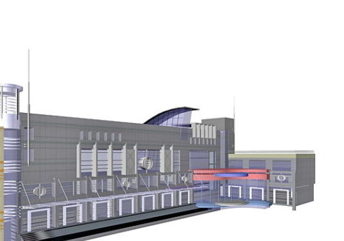 Airport Terminal Building Architecture