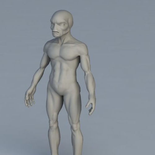 Alien Creature Body Character