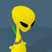 Yellow Alien Characters