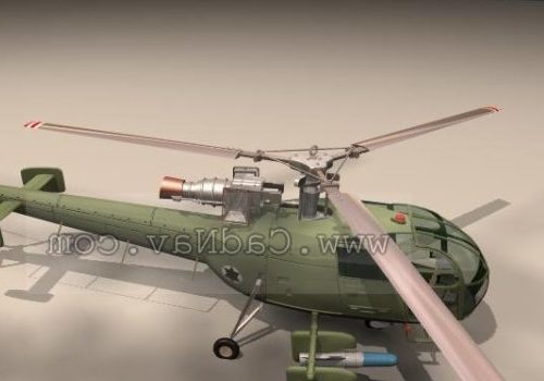 Army Alouette Iii Anti Submarine Helicopter