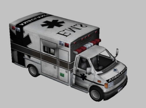 Us Ambulance Van Vehicle