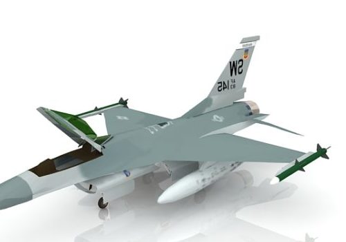 Us F-16 Jet Fighter Aircraft