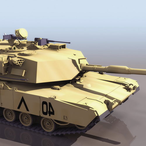 American Military M1 Abrams Battle Tank