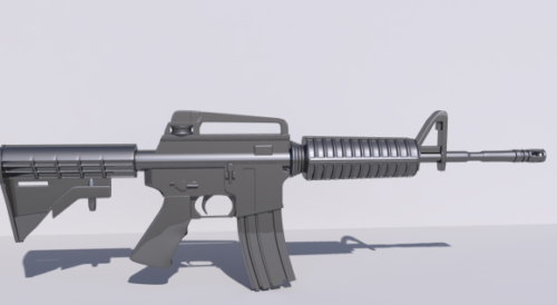 Us M4 Assault Rifle Gun