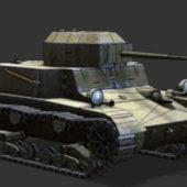 Weapon American T2 Tank