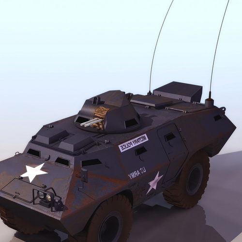 Military American Light Armored Vehicle