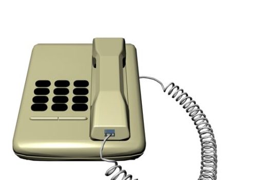 Vintage Analog Telephone Set