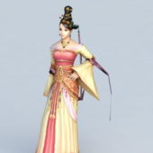 Ancient Character Asian Dancer