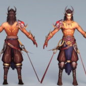Character Ancient Barbarians Warrior