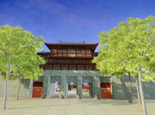 Ancient Chinese City Buildings