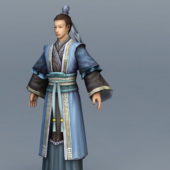 Ancient Chinese Character Civilian Scholar