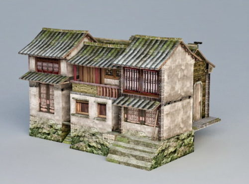 Ancient Chinese Hotel Building
