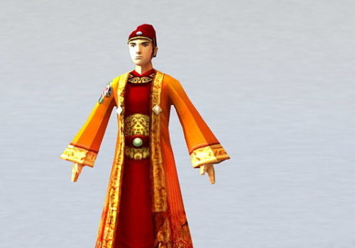 Ancient Character Chinese Scholar Official