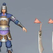 Ancient Character Chinese Soldier Concept