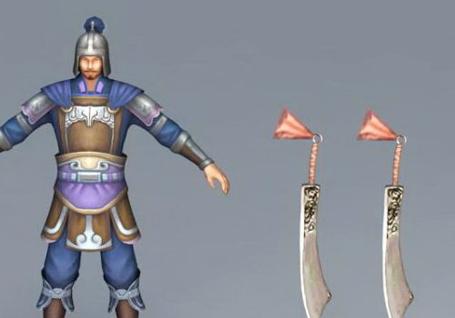 Ancient Character Chinese Soldier Concept