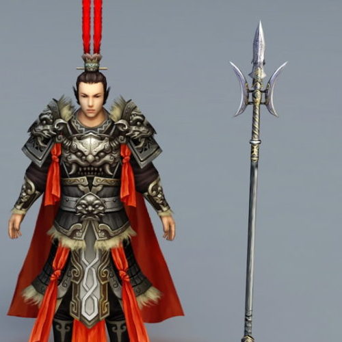Ancient Character Chinese Warlord