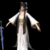 Ancient Chinese Girl With Sword | Characters