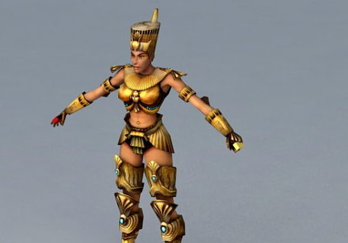 Egypt Queen Character Rigged