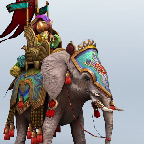 Persian Elephant Gaming Character