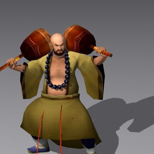 Ancient Shaolin Monk Game Character