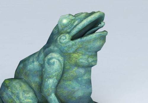 Ancient Toad Statue | Animals