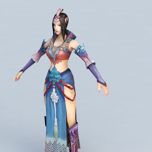 Ancient Woman Asian Character