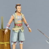 Ancient Character Woodcutter