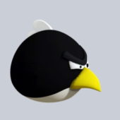 Animal Angry Bird Black
