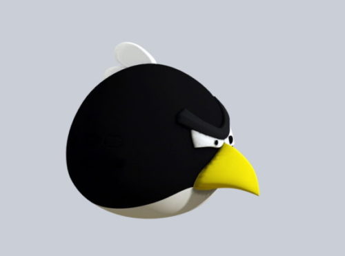Animal Angry Bird Black