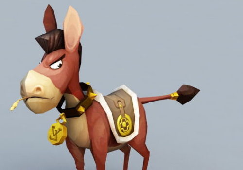 Angry Donkey Character