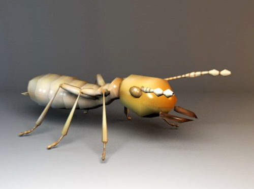 Animated Ant Rigged Animal