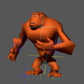 Animal Ape Rigged Animated