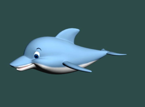Animal Cartoon Dolphin Rig