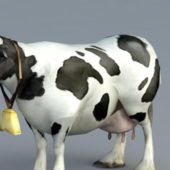 Animated Cow Rigged