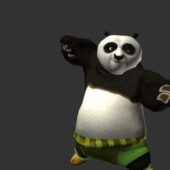 Po Kung Fu Panda Character Rig Animated Characters