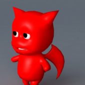 Animated Little Devil Character