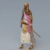 Animated Character Pharaoh Mummy
