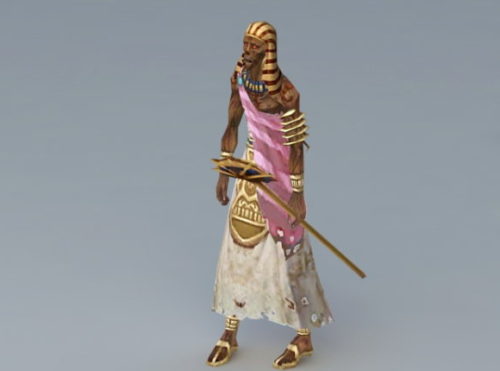 Animated Character Pharaoh Mummy